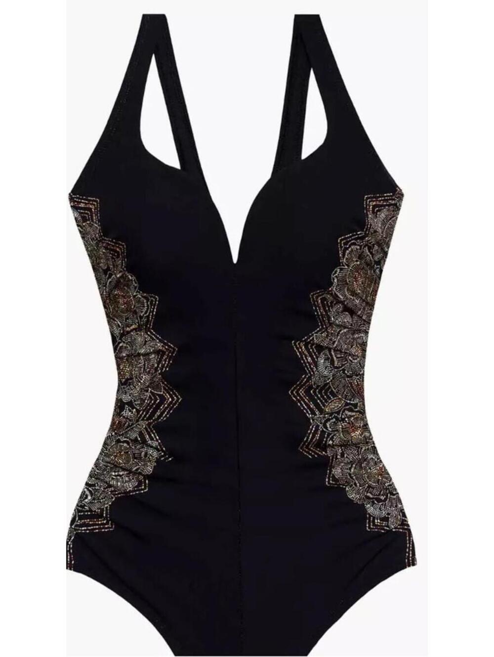 Miraclesuit Petal Pusher Temptress One Piece Swimsuit Size 16 [COPY] - Picture 3 of 9